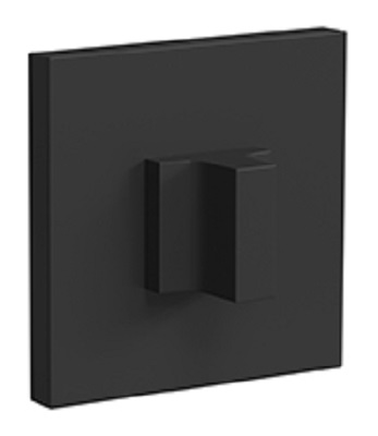 PAL-COS-WC MatBlack, завертка сантихническая, цвет - матовый черный