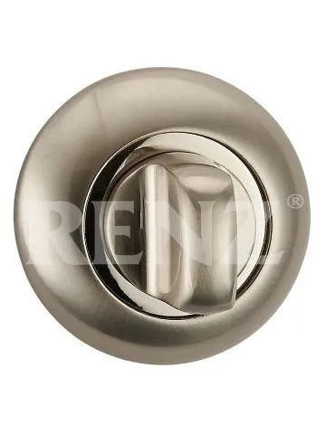 Завертка под фикс. RENZ BK 08 BIG SN/NP (никель матовый /никель блестящий