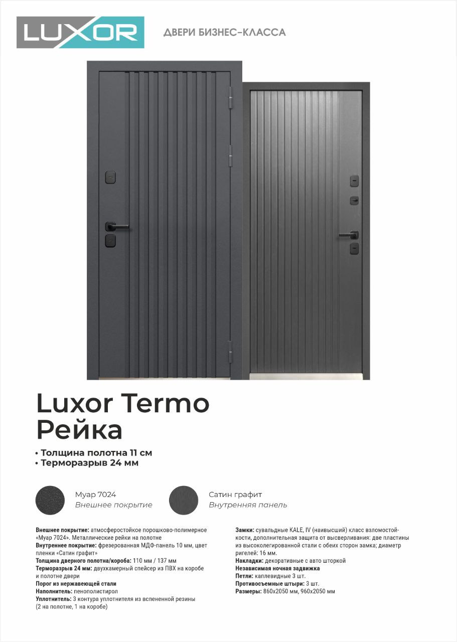 Luxor Termo Рейка