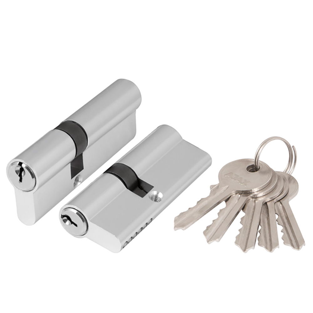 Цилиндровый механизм (AX100/90) LM/AX1000Key90 (40+10+40)/HD CP хром (3 Keys)
