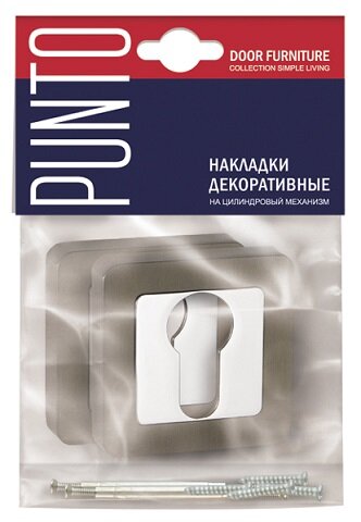 Накладка под цилиндр LM/A ET.K.QR52 SN/CP-3 матовый никель/хром - Правая