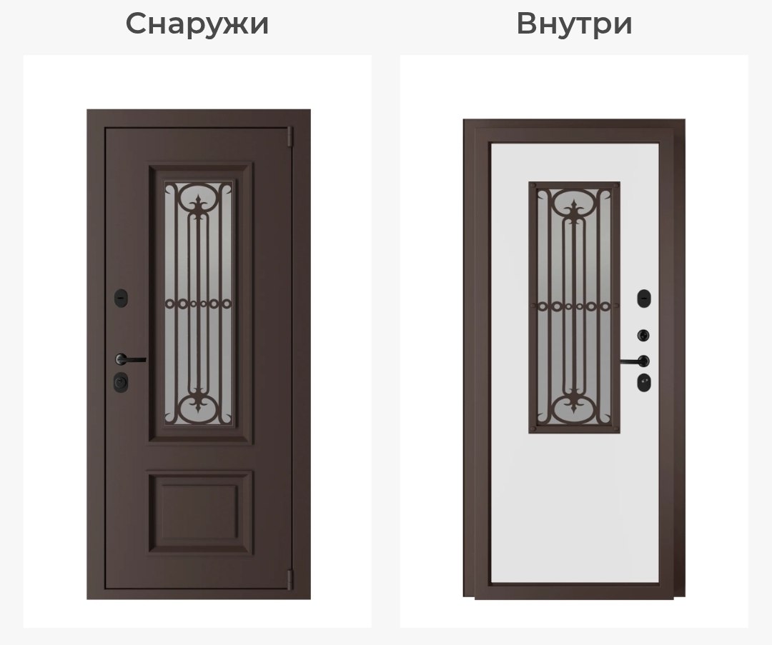 Стальная 72 ковка LR6 — муар коричневый