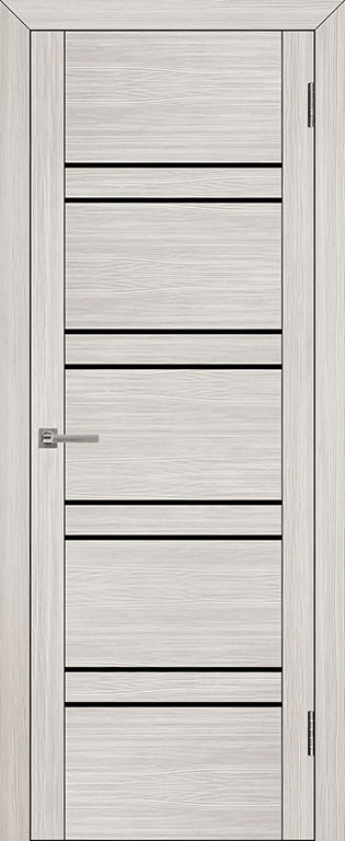 Дверь межкомнатная UniLine 30026 Капучино велюр Остекленная