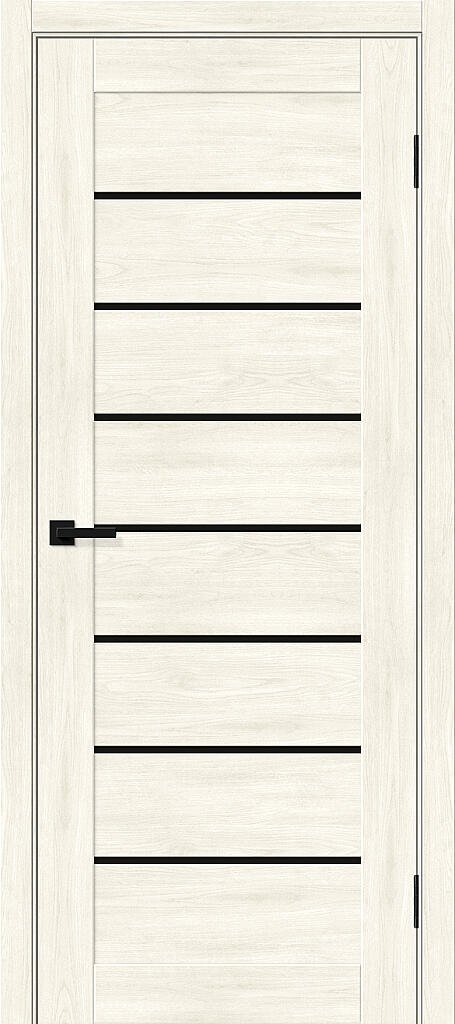 Браво-22 Nordic Oak Black Shine - Серия Bravo X - Двери Эко Шпон