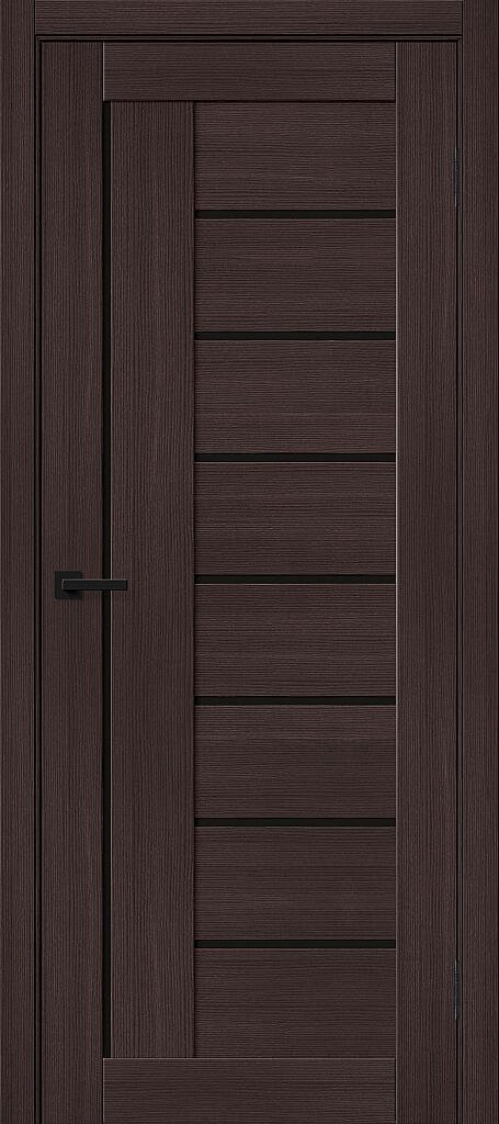 Браво-29 Wenge Melinga Black Shine - Серия Bravo X - Двери Эко Шпон