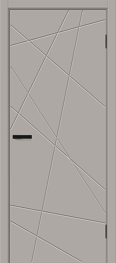 Граффити-5.Д Grey Pro - Серия Graffiti - Двери ПВХ