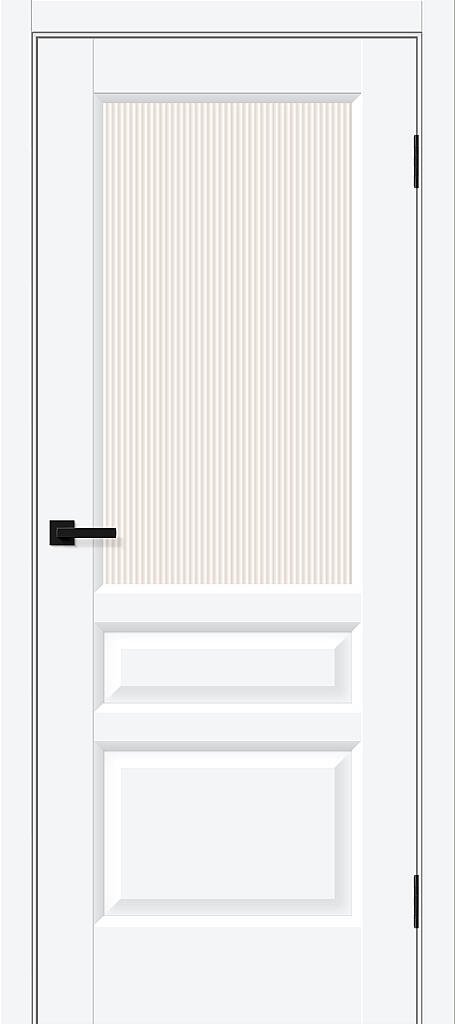 Неоклассик-35 White Silk Magic Moru - Серия Neoclassic - Двери ПЭТ