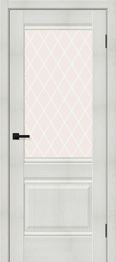 Прима-3 Bianco Melinga White Сrystal - Серия Prima - Двери Эко Шпон