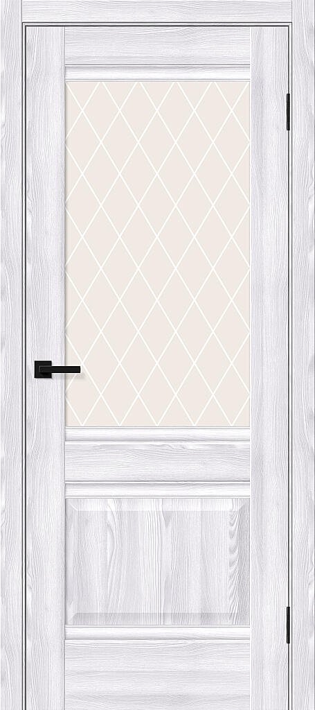 Прима-3 Riviera Ice White Сrystal - Серия Prima - Двери Эко Шпон