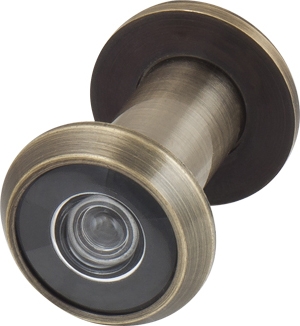 Глазок дверной противопожарный, оптика стекло DV-PRO 1/60-35/BR/HD (DVG1/HD) AB бронза