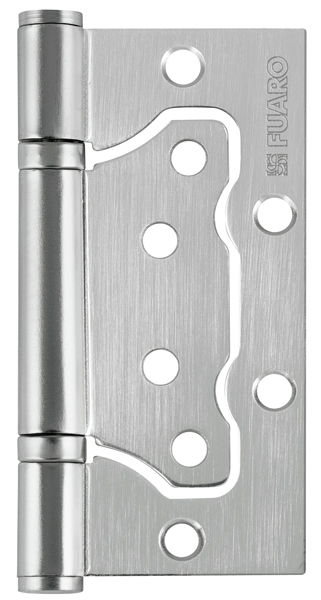 Петля универсальная без врезки IN4500W-BL SC (500-2BB/BL 100x2,5) матовый хром БЛИСТЕР