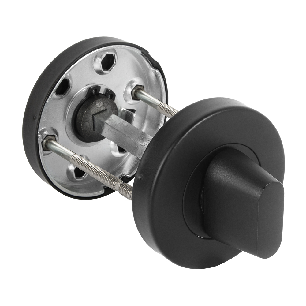Ручка поворотная BK6.R.DSS201-02 INOX 201 BLACK (с индикатором)
