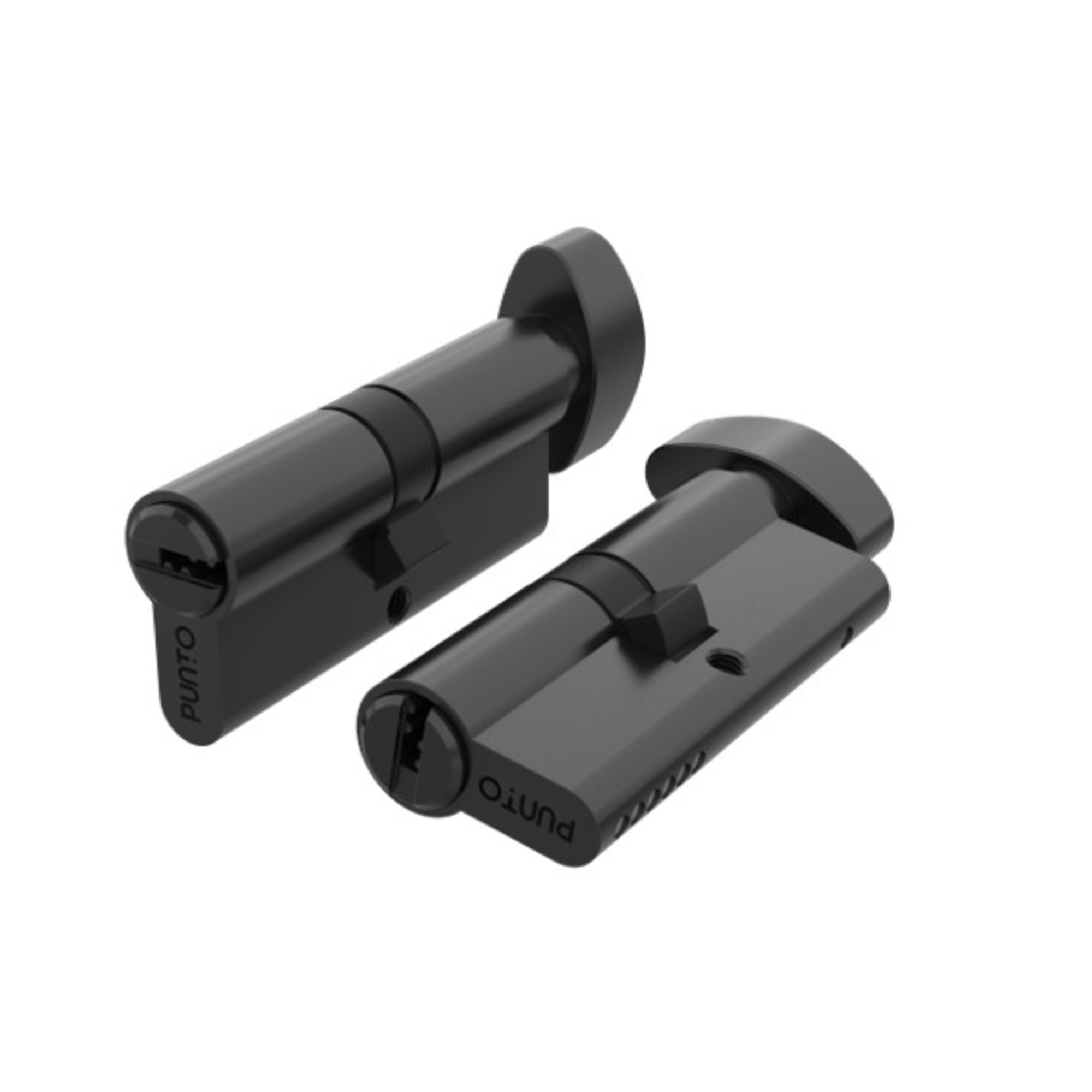 Цилиндровый механизм Z3002Knob80(40+10+30) с вертушкой BL черный
